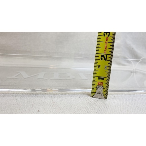 Acrylic Serving Tray Monogrammed MBP NEW - Picture 5 of 7